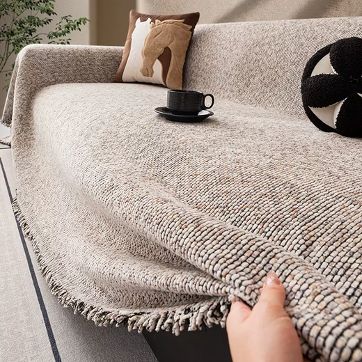 Yusenyi high-end cotton leprosy all-season sofa cover cloth anti-cat scratch sofa towel sofa cover sofa blanket Yaksi Green strictly controls quality and uses high-quality chenille baby touch 180x130cm recommended single seat without armrests