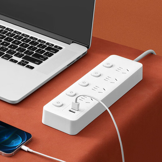 Tianshili multi-hole plug-in long line with master control switch wiring board plug-in strip drag strip multi-functional socket 15 plugs 3 plugs with master control 1.8 meters