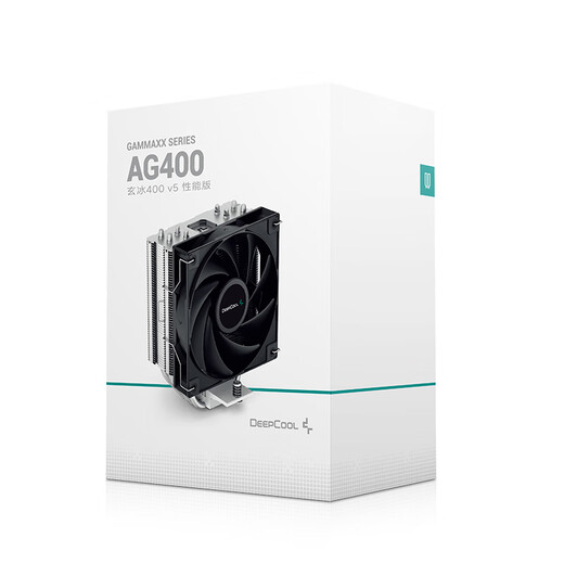 九州风神（DEEPCOOL）玄冰400V5CPU电脑散热器附带硅脂（镀镍4热管/超频220W/热管偏置不挡内存/AG400）