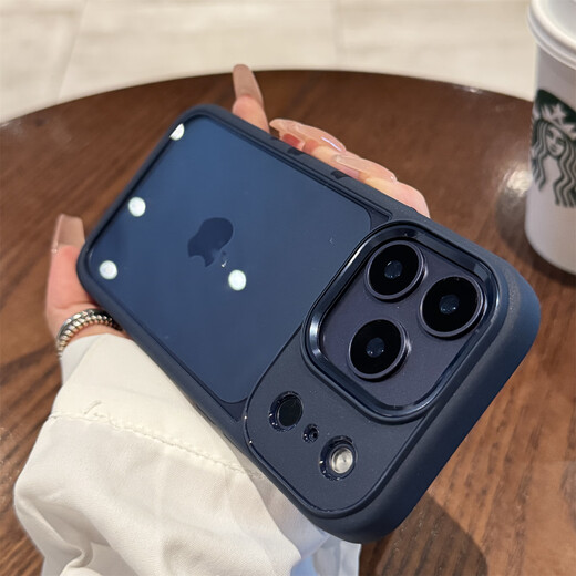 Yuning is suitable for Apple 17promax mobile phone case, new iPhone17 protective cover, transparent 17Air high-end anti-fall 17pro silicone soft-sided hard case for men and women, transparent white, high-transparent back panel-silicone soft-sided anti-fall iPhone 17 Pro Max