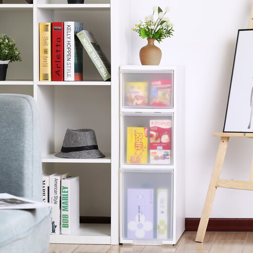 Likuai narrow gap storage cabinet imported from Japan overall cabinet drawer type bathroom storage rack four-layer storage cabinet