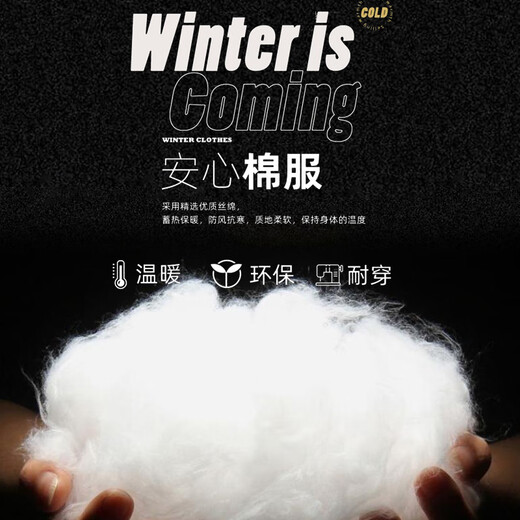 Woodpecker (TUCANO) cotton-padded jacket for men, winter daddy jacket, velvet thickened hooded jacket, cold-proof clothing for middle-aged and elderly people