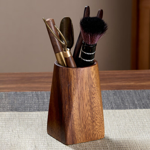 Yupinjia Solid Wood Tea Ceremony Six Gentlemen Set Tea Set Accessories High-end Tea Table Kung Fu Tea Tea Brewing Tools and Supplies Complete Ornaments Solid Wood Tea Ceremony Six Gentlemen Set