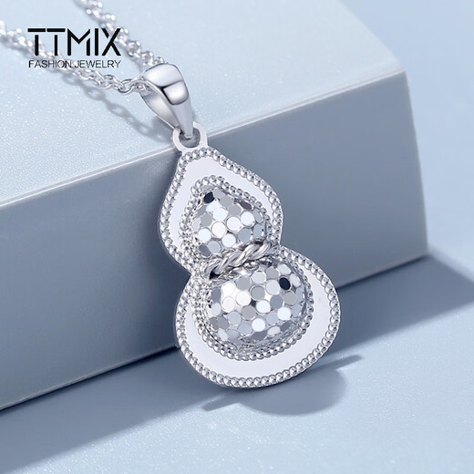 TTMIX new Chinese style gourd pendant pt950 platinum pendant women's fashion honeycomb platinum pendant birthday gift 2.9-3.1g