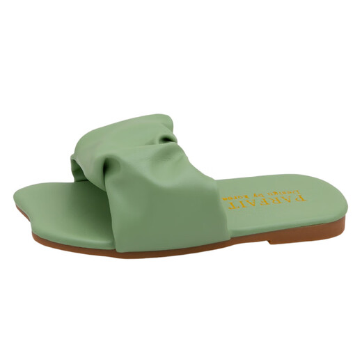 Girls' Slippers 2025 Summer New Children's Shoes Little Girls Princess Shoes One-Slip Flop Non-Slip Outerwear Flat Slippers Black 29_Inner Length 17.3cm