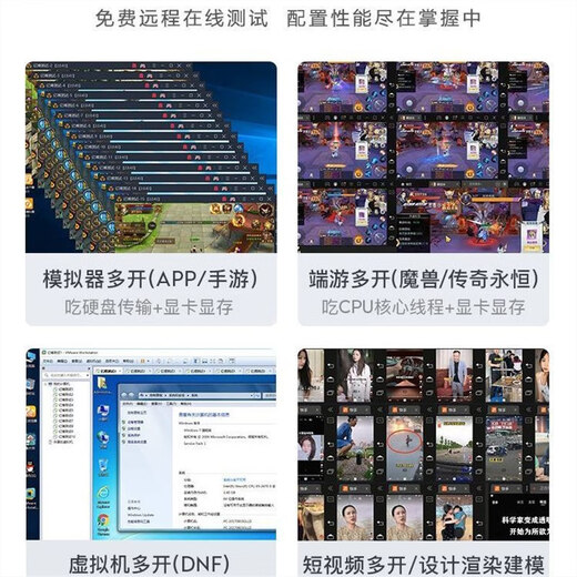 Intel Xeon E5 host 2696V3/2686V4 desktop computer game brick e-sports complete machine multi-open virtual machine 64GB 1TB M.2 solid state_18 core 2686V4+X99 large