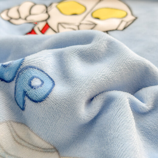 Ultraman Ultraman Milk Velvet Blanket Thick Small Blanket Children's Cartoon Nap Kindergarten Sofa Cover Coral Velvet Blanket Ultraman 150cm*200cm