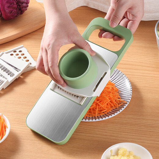Baji vegetable cutting artifact grater grater kitchen potato shredded slicer cutting artifact five knives + hand guard