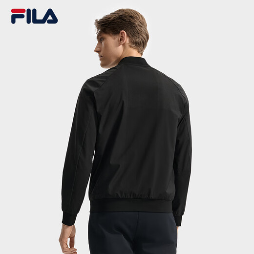 FILA official men's woven jacket 2025 autumn simple basic business commuting casual jacket