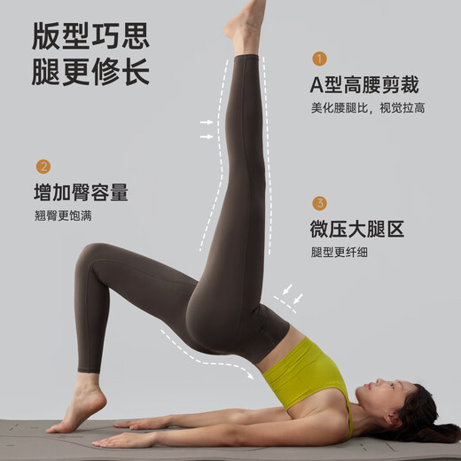 Yuebu Yoga Pants Women's Summer High Waist Hip Lifting Sports Pants Pilates Yoga Wear Fitness Pants Slimming Shark Pants Ebony Gray S Recommended Weight 80-100Jin Jin is equal to 0.5 kg