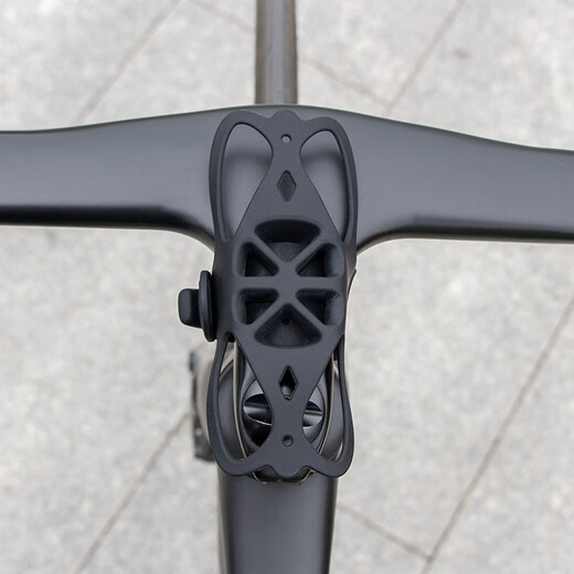 He Jiagong P9 silicone mobile phone strap mobile phone holder bicycle mountain bike road handlebar integrated handlebar P9-black