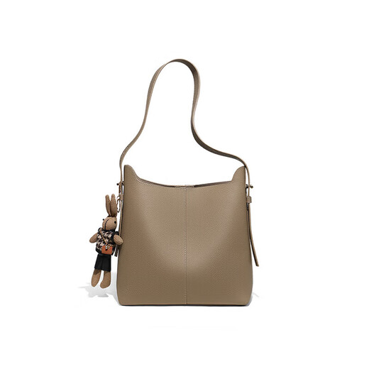 Viney cowhide bag women's bag large capacity bucket bag light luxury crossbody one-shoulder birthday gift high-end gift for girlfriend and wife