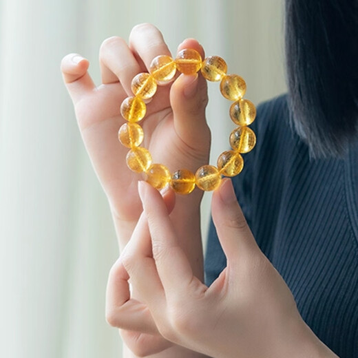 Fan Jialun's natural amber beeswax bracelets for men, gold amber Heart Sutra purification beads, men's and women's bracelets, Buddhist beads accessories, women's 12MM gold amber Heart Sutra bracelets