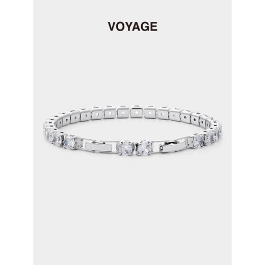 Bhiodha Reverse Love Full Diamond Tennis Bracelet Men's Bracelet Light Luxury Niche Bracelet Hand Accessories Women's Tennis Bracelet Selection Gift Box-Great Value