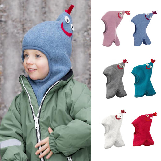 Infant and toddler rooster-shaped hat, soft and skin-friendly, 2024 Danish autumn and winter new style, warm headband cap for male and female babies, red, one size fits all, 0-3 years old, one size fits all, 48cm-52cm (0-3 years old)