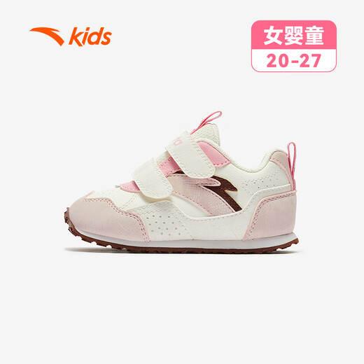 ANTA children's casual shoes, baby girls and children's lifestyle series buckle low-cut infant and children's casual shoes A22540005