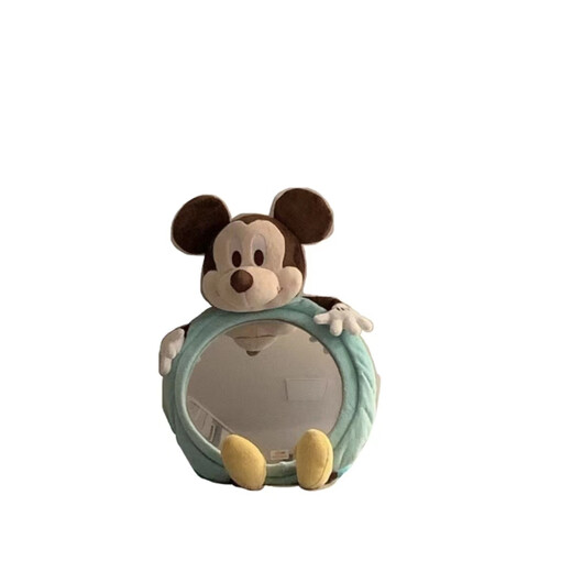 Korean ins baby viewing mirror, child safety seat viewing mirror, car reflective rearview mirror hanging decoration, little blue elephant (real shot high quality)