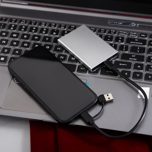 HUWEI eignet sich für Mobiltelefone und Computer 16T mobiles Solid-State-Laufwerk 8T Hochgeschwindigkeit 4T tragbare 2T-Festplatte 1T extern 16 TB Silber 3.0+ Vierfachgeschenk 21. Generation