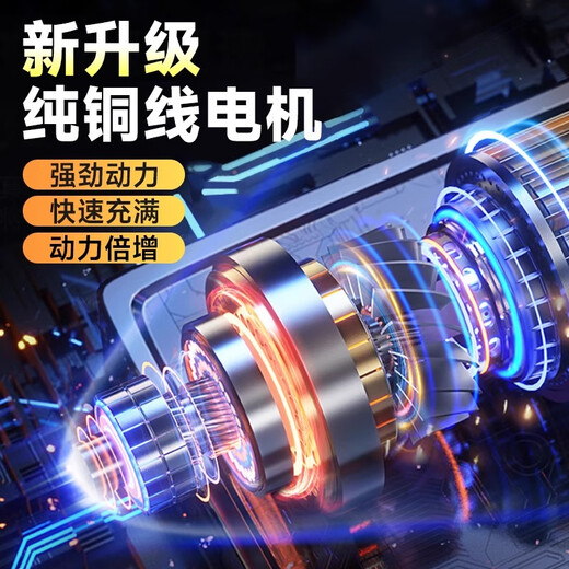 Deli Car Air Pump Car Air Pump Tire Special Belt To Measure Tire Pressure Gauge Car Electric Pump Digital Display Fast Charging +220V Converter + Storage Bag