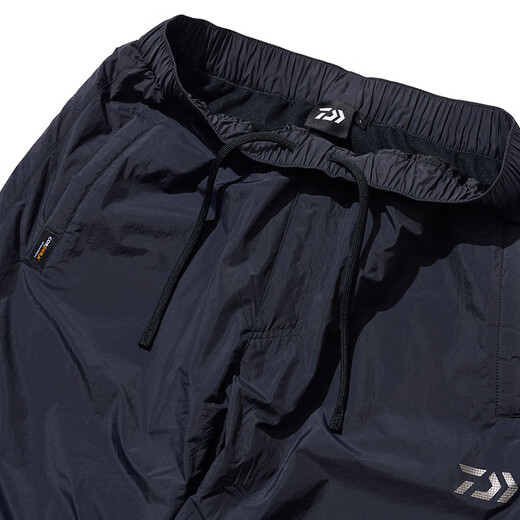 DAIWA 25 Autumn and Winter DI-5225 Wear-resistant and warm fishing clothing, cold-proof quilted jacket and trousers suit, black M