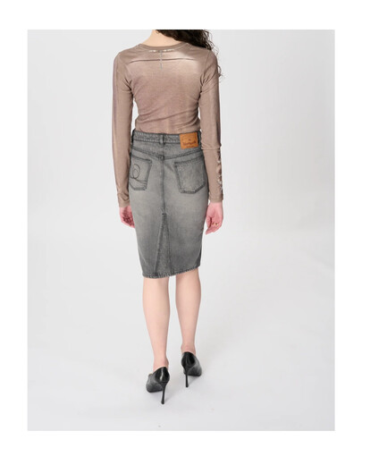 MARINE SERRE 25FW Denim Skirt Women Picture Color WSK126ACDEN0006 20 | EU-38