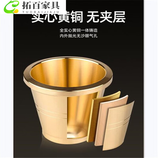 Cantonese-style copper cup, copper mash jar, garlic pounder, garlic masher, Chinese medicine pounder, medicine cup, medicine mortar, medicine jar, mortar 4