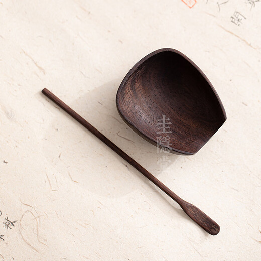 Chuan Ning (TWININGS) Guiyintang Golden Nanmu Tea Tea Tea Pulling Black Sandalwood Teaspoon Set Household Tea Appreciation and Wake-Up Tea Ceremony Parts Golden Nanmu-Yuanzhou Tea