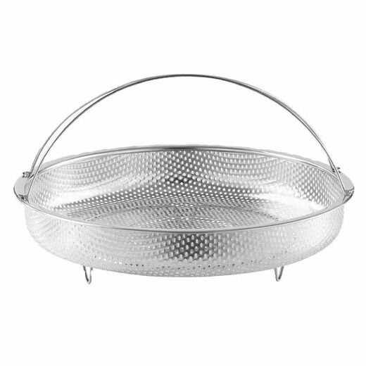 Pupan steaming rack with handle cooking steamer drain basket rice sieve pot steaming grid kitchen triangle large stainless steel steamer rack large 1 piece