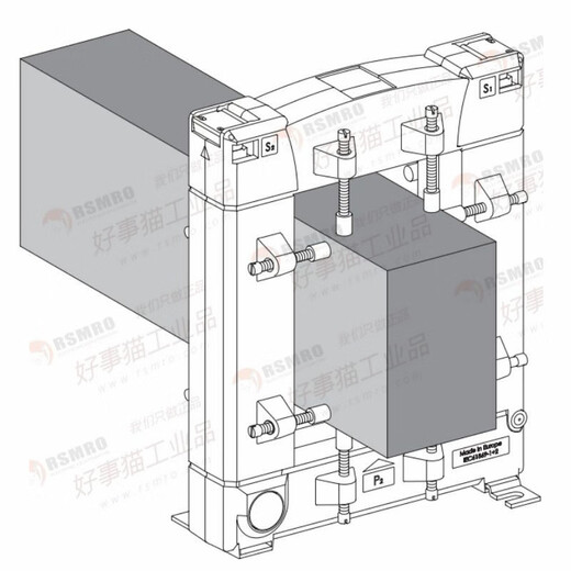 Schneider split current transformer CT current ratio 400/5 busbar 85X125 METSECT5GG040 current transformation ratio 400_5 busbar 8