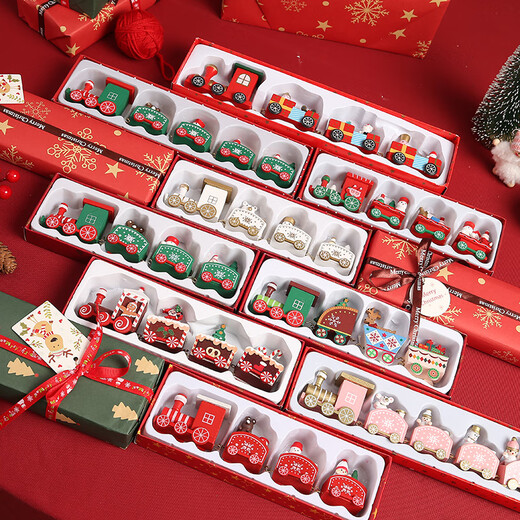 El mismo estilo de Fat Donglai Decoración navideña adornos creativos Regalos de Navidad Juguetes para niños Nochebuena Regalos de Navidad Calendario de árbol de Navidad rojo