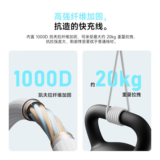 CUKTECH cool state science charging cable Type-C data cable 240W high power 6A current ctoc braided fast charging suitable for Apple 17/ipad/Xiaomi Huawei mobile phone notebook 1.5m