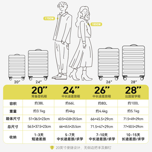 90分行李箱20英寸莱茵河经典款商务可登机拉杆箱旅行箱密码箱箱子灰色