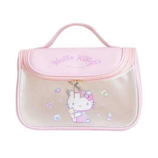 JD Logistics Sanrio Cosmetic Bag Travel Portable Toiletries Bag High-Looking Large Capacity Portable Storage Bag Kurome Purple