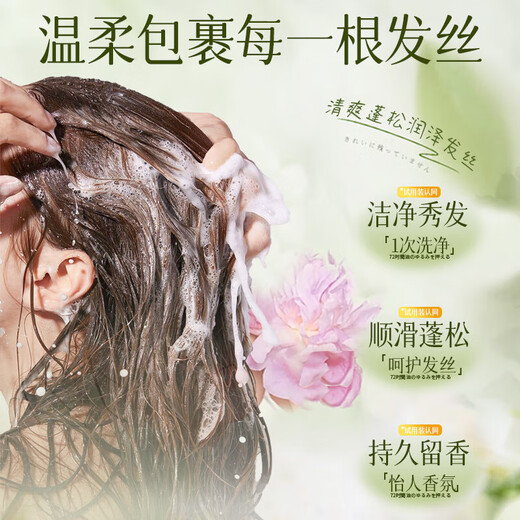 Kamelienshampoo mit Kamelienduft, Anti-Schuppen, Ölkontrolle, flauschiger, lang anhaltender Duft, feuchtigkeitsspendend, großes Fassungsvermögen, feuchtigkeitsspendend, 500 ml, 1 Flasche