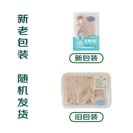 Chilled fresh chicken leg meat with skin 400g