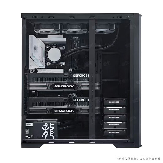 Rising Technology AMD9950X/9950X 3D/Deep Learning Workstation Host/Liquid Cooling 5090/PRO6000/DeepSeek/Simulation Computing AI Model Training GPU Server AMD Ryzen 9 9950X Barebone 32G D5 Memory + Integrated Graphics Card