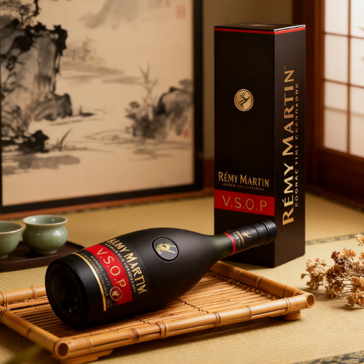 人头马（Remy Martin）VSOP洋酒 法国原装进口 白兰地 干邑 中秋送礼 人头马VSOP 1000mL 有盒