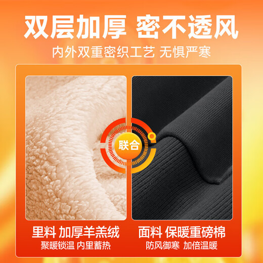 Jeanswest navy blue sweatshirt for men in winter, soft sherpa lining, thick and warm hooded jacket, loose casual hoodie for men, hemp gray (Honey Bear) S (165) (strict quality control)