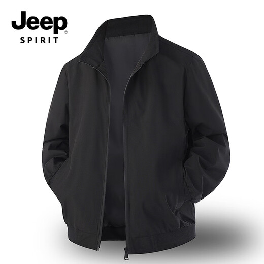 JEEP SPIRIT Jacket Men's Casual Fall Casual Sports Stand Collar Jacket Light Business Men's 2501 Army Green L