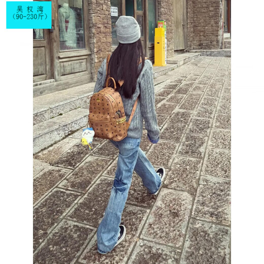 Wu Quanwan cra American fake two-piece Henry collar sweater men's autumn retro cable knit sweater cleanfit couple coat black upgraded version black upgraded version M