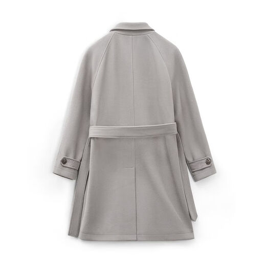 Madden Workwear German Gray Balmakken Windbreaker Mid-Length Trench Coat Loose Profile British Jacket Men's Autumn Light Gray XL