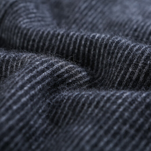 KING DEER Inner Mongolia Cashmere Pants Women's Pure Cashmere Pants Thickened Men's Cashmere Warm Pants Slim Leggings Wool Pants Men's Sesame Dot Dark Gray L