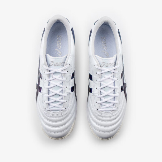 ASICS football shoes tf broken nail training shoes C3 FF kangaroo leather high-end cushioning grass sports shoes white/gradient blue 1113A056-101 41.5