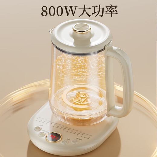 AUX health kettle, tea kettle, constant temperature kettle, heat preservation all-in-one, fully automatic kettle, electric kettle, office kettle for one person, baby kettle 0 glue, all-glass stewing all-in-one 2.3L smart touch model with filter 304 heating chassis