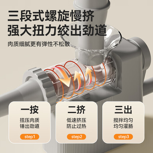 Double gun (Suncha) sausage enema machine household manual sausage enema machine food grade can sausage sausage casing tool sausage machine artifact