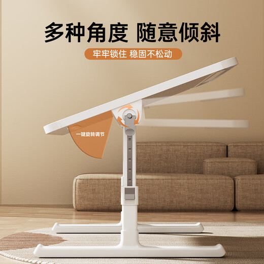 Biaz Bett, Computertisch, Schreibtisch, kleiner Tisch, großer Laptop-Ständer mit Schublade, anhebbar, zusammenklappbar, Schlafsaal, Arbeitszimmer, Lesen, kleiner Tisch, Schlafzimmer, fauler Spieltisch