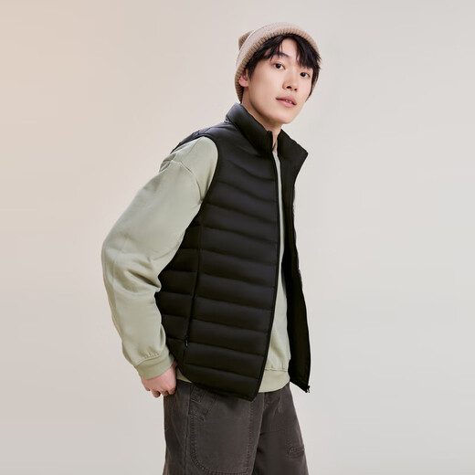 Flying in the Snow Autumn and Winter New Men's Lightweight Down Jacket Vest Basic Men's Short Down Autumn Vest