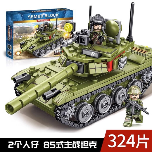 Jiaai boy force assembled tank car model children's military primary school students puzzle toy high gift remote control version Dongfeng 21 missile vehicle_mechanical linkage_dynamic version