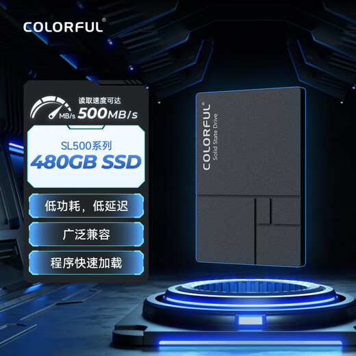 七彩虹(Colorful)  480GB SSD固态硬盘 SATA3.0接口 SL500系列