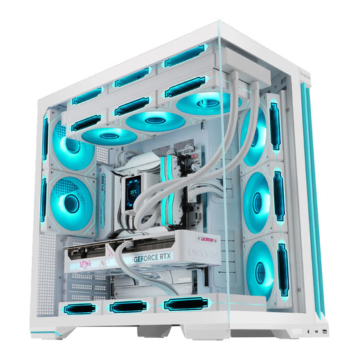 Colorful Ruilong R7 9800X3D RTX5070Ti RTX5080 assembled computer complete machine DIY Delta game console live broadcast design desktop e-sports host configuration four 9800X3D RTX5080 e-sports host